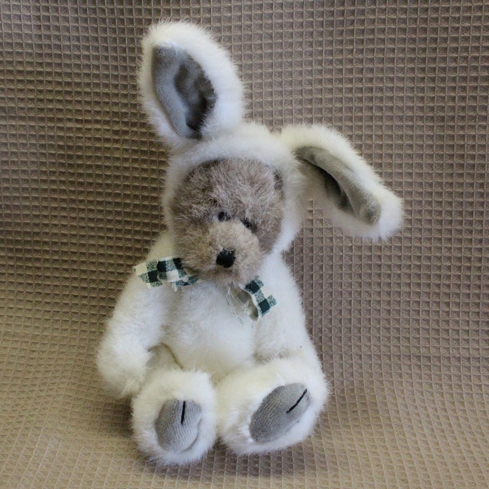 Boyds Bears Archive Series Bear in Bunny Suit Plush 11in White Vintage Toy